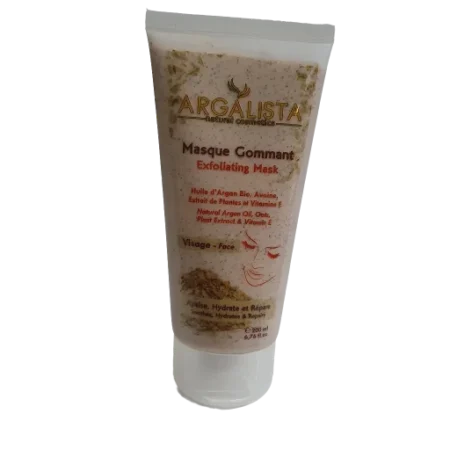 argalista oats face exfoliating mask, masque gommant avoine